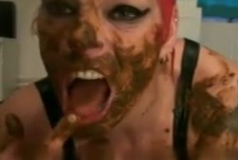 Extreme scat wife love being toilet