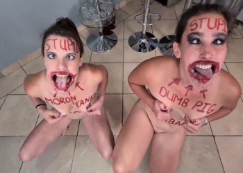 Humiliation pig sluts degrading each other