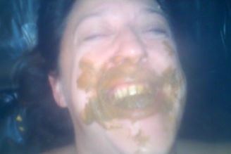 Heavy scat eating slave toilet wife