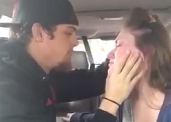 Extreme face slapping modern romance