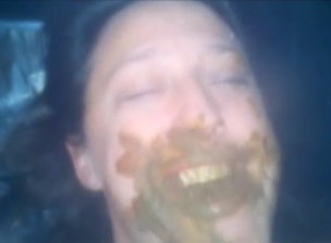 Feeding fresh crap to toilet slave wife