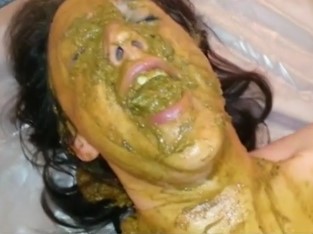 Slave toilet wife take fresh scat load