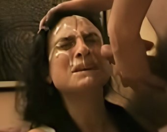 Cum hating wife face jizzing humiliation